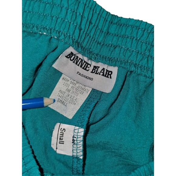 Vintage 80s Womens S Grandmacore Tracksuit 3 Piece Bonnie Blair Top Pants Outfit - Picture 12 of 16